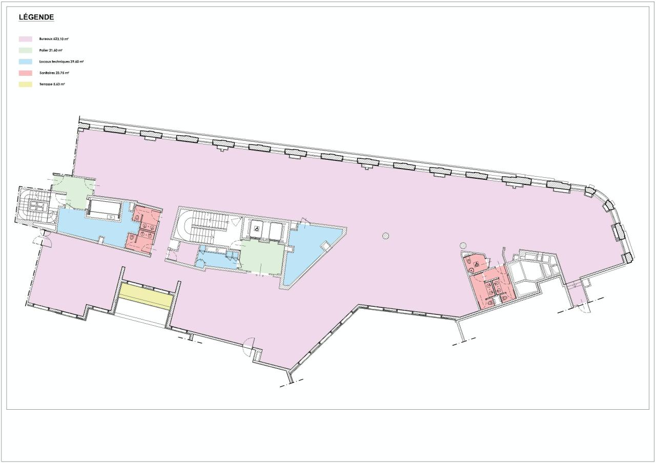 Bureau Paris 715m² Location bureau Paris OLBUR2533015 4